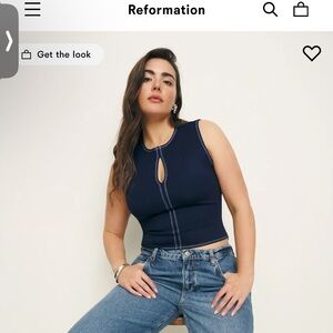 REFORMATION CARSYN KNIT TOP!